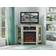 Walker Edison Fireplace Media TV Bench 48x32"