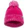 Trespass Kid's Bobble Hat Knitted Fleece Lined Nefti - Pink Lady