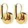 Dyrberg/Kern Louise Earring - Gold/Black