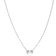 Jane Kønig Reflection Heart Necklace - Silver
