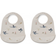 Liewood Tilda Silicone Bib 2-pack Little Dragon/Dark Sandy Mix