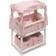 Badger Basket Doll Canopy Crib with Mobile & Storage Bins