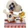 Enesco Peanuts Snoopy With Hearts Figurine 4.5"