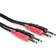 Hosa 2x6.3mm-2x6.3mm 2m