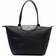 Longchamp Le Pliage Shoulder Leather Trim Tote Bag - Black