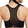 Nike Swoosh Medium-Support Padded Zip-Front Sports Bra - Black/White