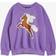 Mini Rodini Horses Sweatshirt - Purple