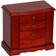 Mele & Co Harmony Cherry Finish Wooden Jewelry Box - Red