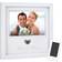 Pearhead Mr. & Mrs. Wedding Thumbprint Photo Frame 8x8"