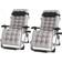 Groundlevel Luxury Recliner Extra Wide Gravity Chairs With Cup Holder Set Of 2