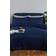 Brentfords Plain Dye Duvet Cover Blue (230x220cm)