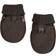 Joha Wool Fleece Mittens - Dark Brown