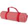 Scandinavian Home Picnic Filt Vit, Röd (150x150cm)