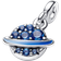 Pandora ME Gradient Planet Mini Dangle Charm - Silver/Blue