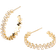 Pdpaola Crown Earrings - Gold/Transparent