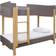 LPD Furniture Wooden Hero Bunk Bed 40.9x76.4"