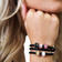 Christina London Topaz Globe Charms - Silver/Black/Transparent