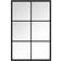 vidaXL 342205 Black/Silver Väggspegel 40x60cm
