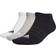 Adidas Thin and Light Sportswear Low-Cut Socks 3-pack - Medium Grey Heather/White/Black