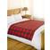 Dreamscene Check Polar Fleece Blankets Red (150x120cm)