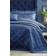 Catherine Lansfield Art Deco Pearl Sengetæppe Blå (230x220cm)