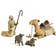 Willow Tree Shepherd and Stable Animals Dekorationsfigur 19cm 4stk