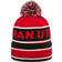 New Era Manchester United Striped Multi Bobble Beanie Hat