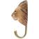 Wildlife Garden Hand-Carved Coat Hook 4.7cm