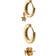 Orelia Lightning and Star Ear Party Set - Gold/Transparent