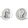 Edblad Parisian Stud Earrings - Silver/White