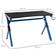 Homcom RGB LED Lights Racing Style Gaming Desk - Blue