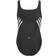 adidas Kid's 3-Stripes Swimsuit - Black/White (IB6009)