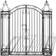 vidaXL Ornamental Garden Gate 20.5x134cm