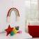 Little Love by NoJo Rainbow Tapestry Yarn Wall Decor 25.4x31.1cm