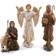 Three Kings Real Life Nativity Shepherds & Angel Figurine 12.5" 3