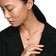 Pandora Sparkling Heart Halo Pendant Collier Necklace - Silver/Red/Transparent