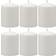 Stonebriar Collection Unscented Pillar Candle 16cm 6pcs