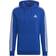 Adidas Essentials 3-Stripes Hoodie Men - Royal Blue/White