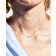 Sydney Evan Little Loves Small Necklace - Gold/Diamonds