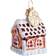 Brink Nordic Gingerbread House Juletræspynt 4cm 4stk