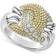 Lagos Caviar Luxe Diamond Large Knot Ring - Gold/Silver/Diamonds