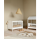 Oliver Furniture Seaside Lille+ Cot Including Junior Kit 74x174cm