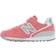 New Balance Kid's 996 Sneakers - Natural Pink/Silver Metallic