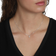 Pilgrim Clara Cross Necklace - Silver/Transparent