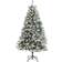 Nearly Natural Pre-lit Flocked Rock Springs Green Christmas Tree 72"