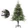 vidaXL LED Lights & Pine Cones Julgran 150cm