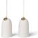 ferm LIVING Bell Clock Juletræspynt 7cm 2stk