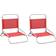 vidaXL Folding Beach Chairs 2pcs