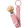 Bibs Paci Braid attache tétine Dusty Pink Baby Pink 1 pcs