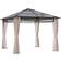 OutSunny Double Roof Hard Top Gazebo 3x3 m